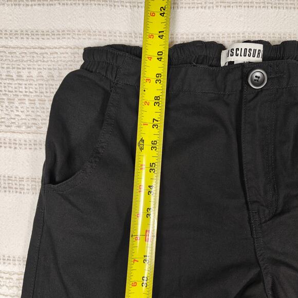 Disclosure Black Cotton Cargo Wide Leg Pants Size 13 New - Picture 4 of 9